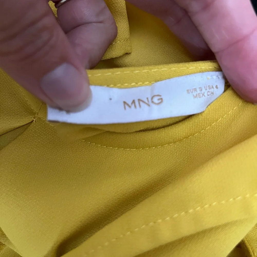 Mango Yellow Sleeveless Maxi Dress - Picture 6 of 9